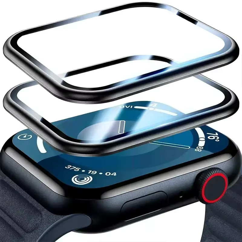 3D Displayschutzfolie für Apple Watch Serie 9 8 7 6 5 4 SE Ultra 2, transparent - Bild 1