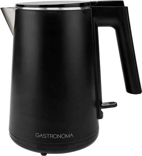 Gastronoma Wasserkocher Schwarz mit Kalkschutzfilter, 1,2 l - Bild 1