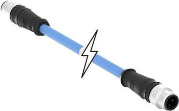 Molex Sensor-Aktor-Steckverbinder konfektioniert blau mit 4 Polen - Bild 1
