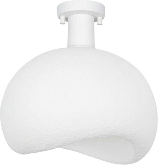 Opviq Deckenleuchte Yontu-15851 in Weiß aus Polyester-Mischgewebe und Metall mit E27 Fassung, B/H/T: 29 x 33 x 34 cm - Bild 1