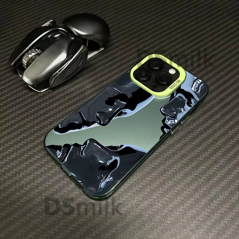 Handyhülle Punk Face Design für iPhone 16 15 14 13 12 11 Pro Max XR X Farbe: Grau - Bild 2