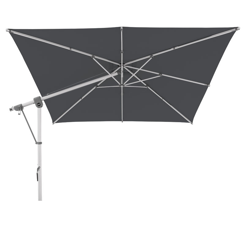 Doppler Ampelschirm Expert in Anthrazit mit Polyesterbespannung und Aluminiumgestell, B/T: 300 x 300 cm - Bild 2