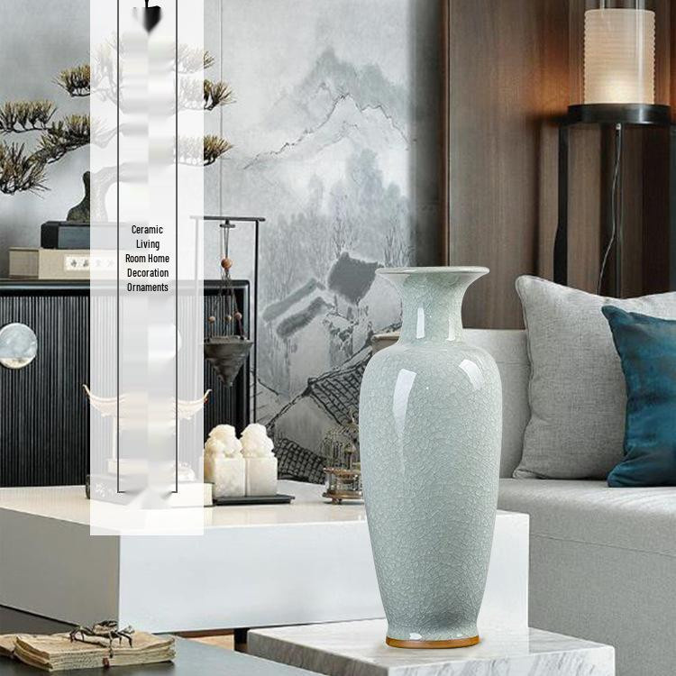 Antike Jun-Porzellanvase als moderne chinesische Bodendekoration für dein Wohnzimmer - Bild 3