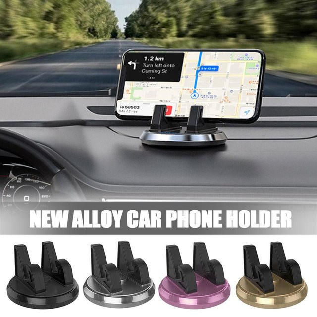 Universelle Anti-Rutsch Silikon Matte für das Armaturenbrett als Handy und GPS Halterung, Schwarz - Bild 1