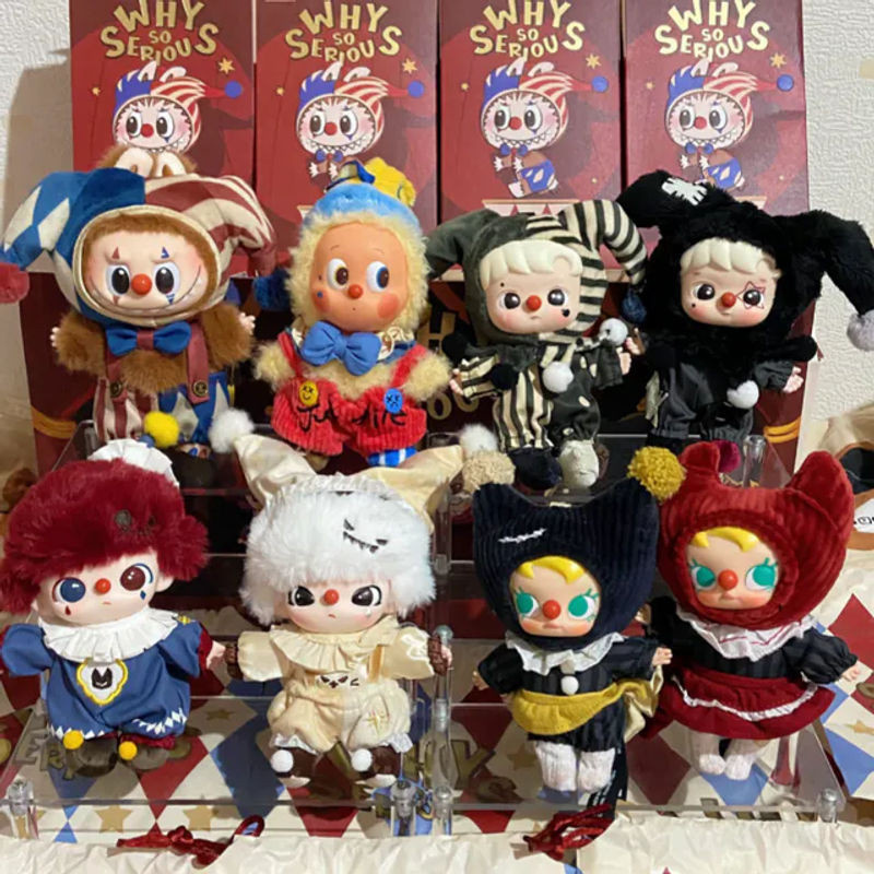 POP MART WHY SO SERIOUS Serie Vinyl Blind Box mit mehrfarbigen Anime-Figuren aus Kunststoff und Textil als dekorative Sammelfiguren - Bild 1