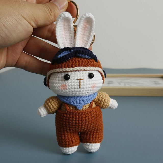 Pilot Design Schlüsselanhänger Kaninchen, Unisex - Bild 1