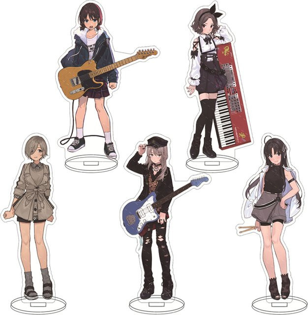Bandai Girls Band Cry Anime Acryl-Figur, Einzelfigur, 16cm - Bild 1
