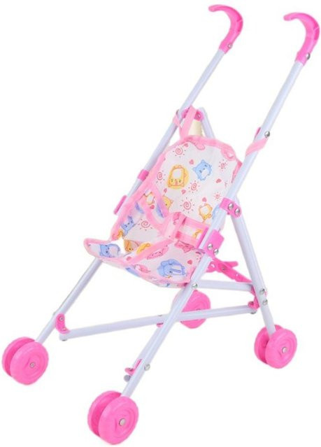 Fashnics Puppenwagen, Rosa, Kunststoff, ab 3 Jahre - Bild 1