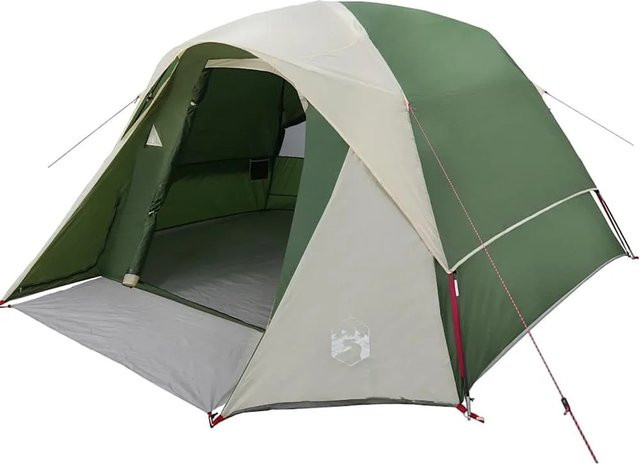vidaXL Campingzelt für 4 Personen in Grün, wasserdicht - Bild 1