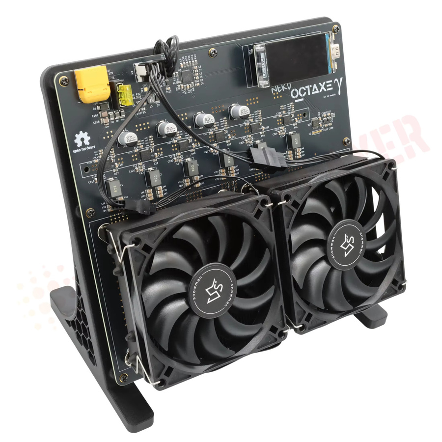 Bitsoloplayer NerdOCTAXE Rev3.1 Bitcoin-Miner mit BM1370-Chip, 12TH/s, 200W, Schwarz - Bild 3