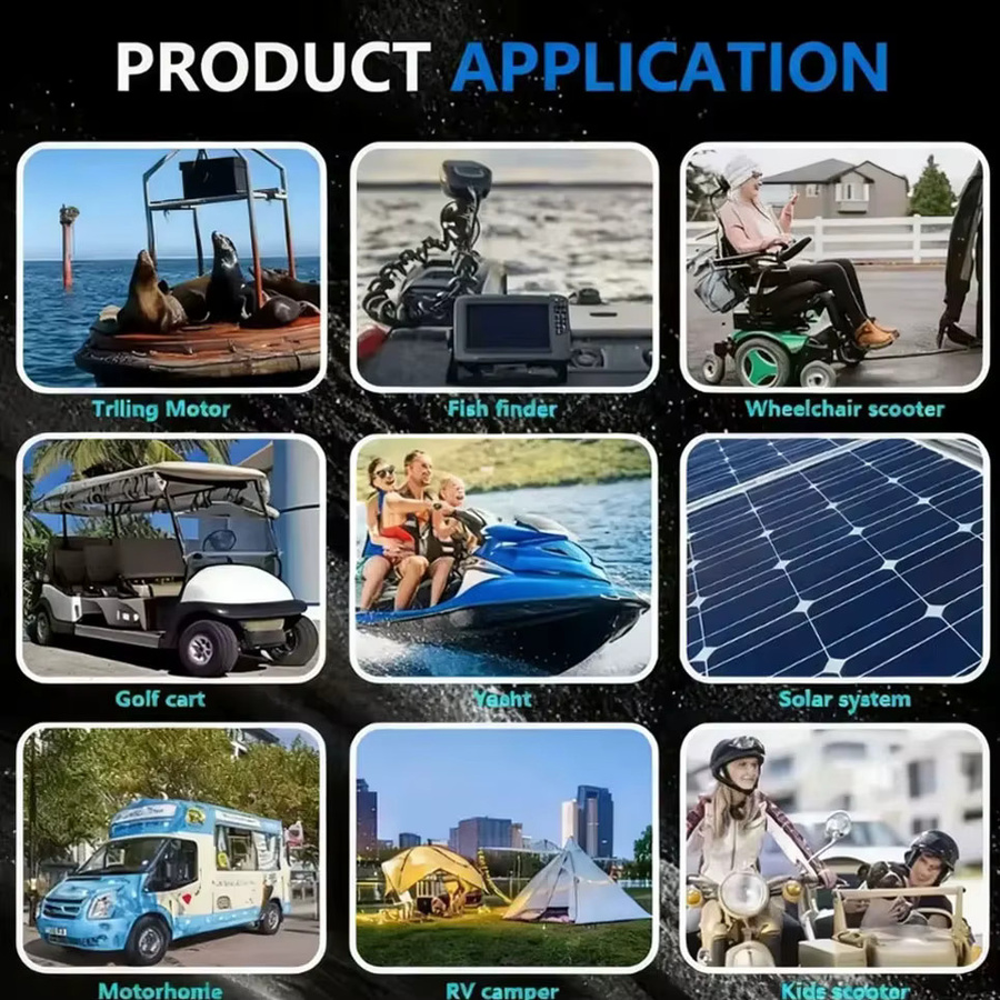 LiFePO4 12V 150Ah Lithium-Batterie in Schwarz für USV, Solar, Wohnmobil und Boot - Bild 3