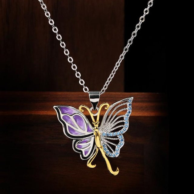 YIRAN Jewelry Schlüsselbeinkette, Kupfer, Bunt, Zirkonia, Unisex - Bild 1