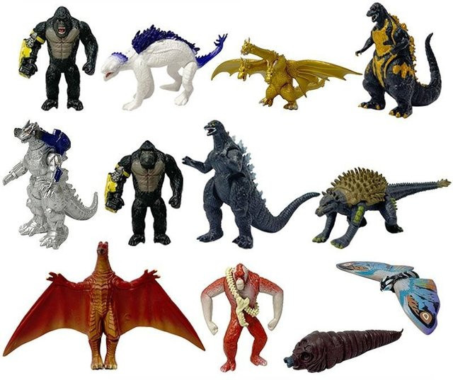 Fashnics Godzilla VS King Kong Actionfigur, 12-teiliges Set, ab 14 Jahren - Bild 1