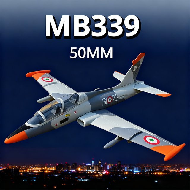 FMS MB339 Kanalflugzeug-Kämpfer, Starrflügelflugzeugmodell, Kunststoff - Bild 1