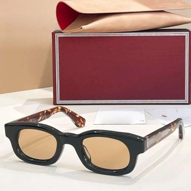 WHISKYCLONE Sonnenbrille Oval, Acetat, Vollrand, Schwarz, Unisex - Bild 1