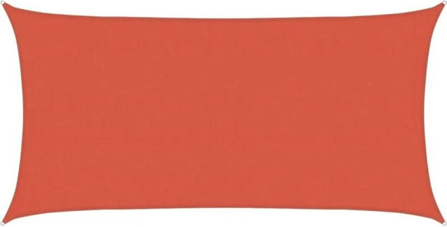 vidaXL Sonnensegel aus HDPE in Terrakottarot, Rechteckig, B/T: 700 x 400 cm - Bild 1