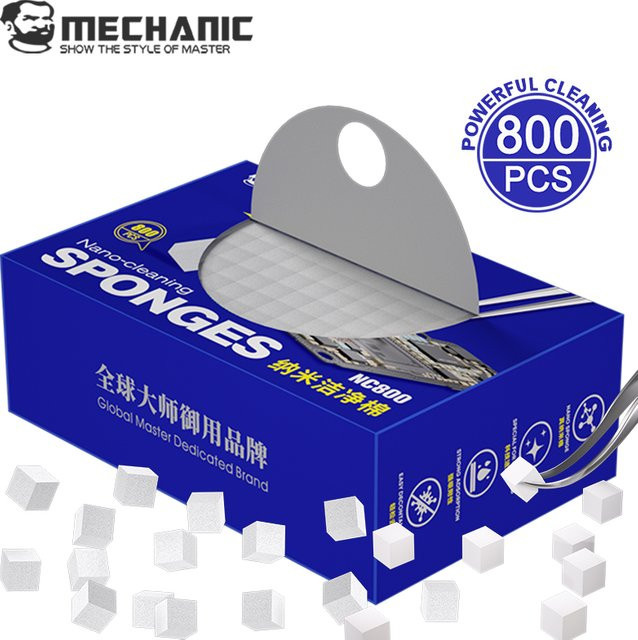 MECHANIC NC800 Nano-Reinigungsschwämme in Weiß für Tastaturen und Motherboards - Bild 1