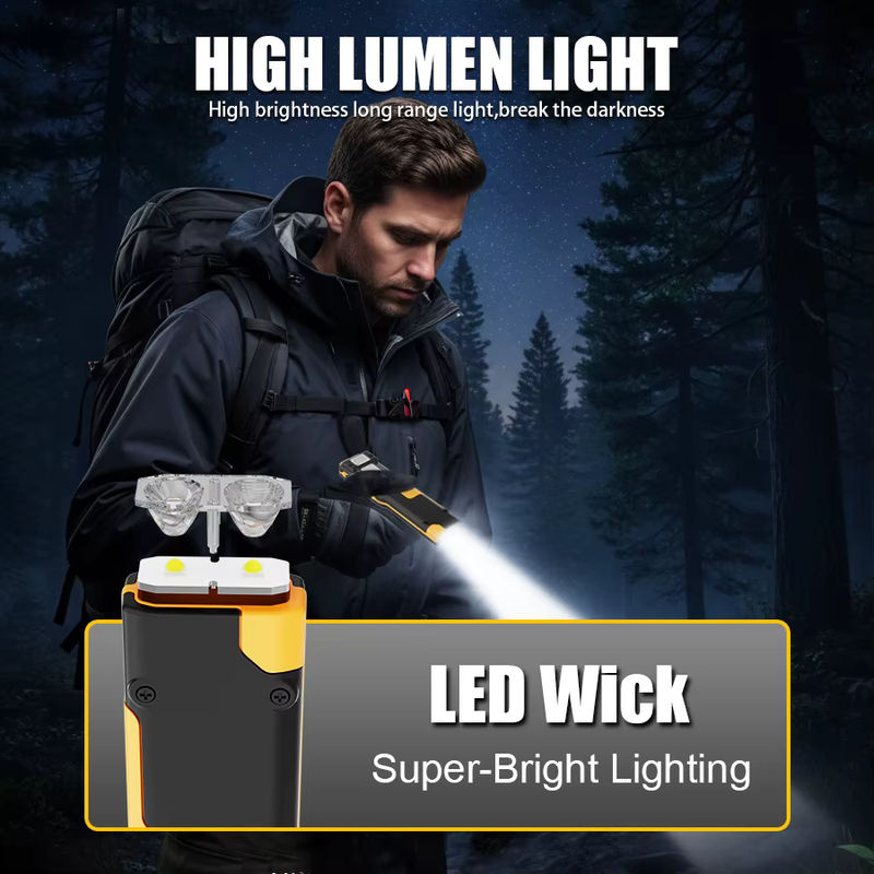 NEWBIRTH EDC Taktische LED Taschenlampe mit Digitalanzeige und Doppelschalter, Wiederaufladbar, Schwarz - Bild 3