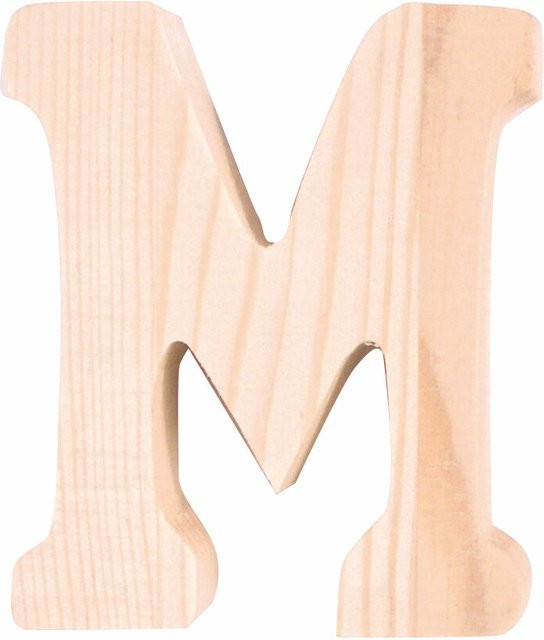 Rico Design Holz-Buchstabe für die Tischdekoration, Höhe: 8 cm - Bild 1