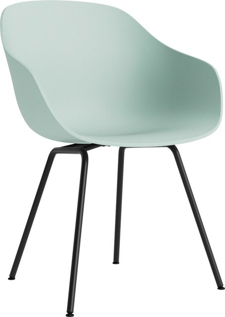 HAY About A Chair AAC 226 mit Armlehnen in Grün und mattem Stahlgestell - Bild 1