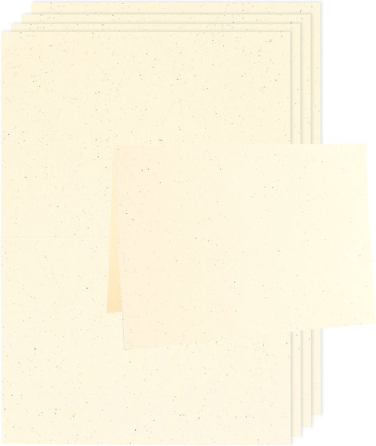 Rico Design Paper Poetry Renew Karten A5 Elfenbein - Bild 1