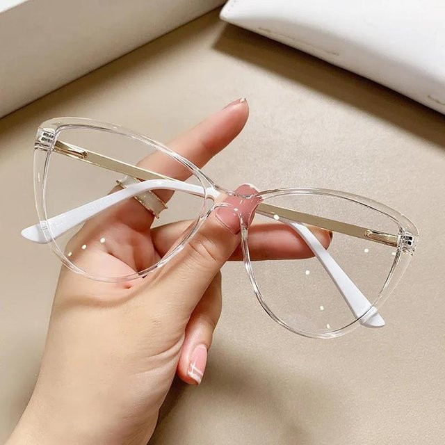 Yiran Korrektionsbrille Cat-Eye, Vollrand, transparent, Damen - Bild 1