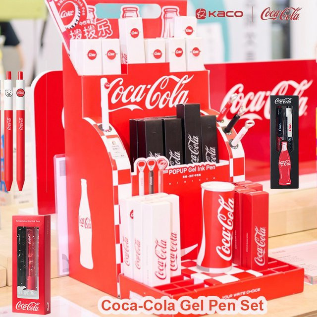 Kaco Gel-Tintenstift-Set Coca-Cola mit ST-Spitze für glattes Schreiben und Journaling - Bild 1