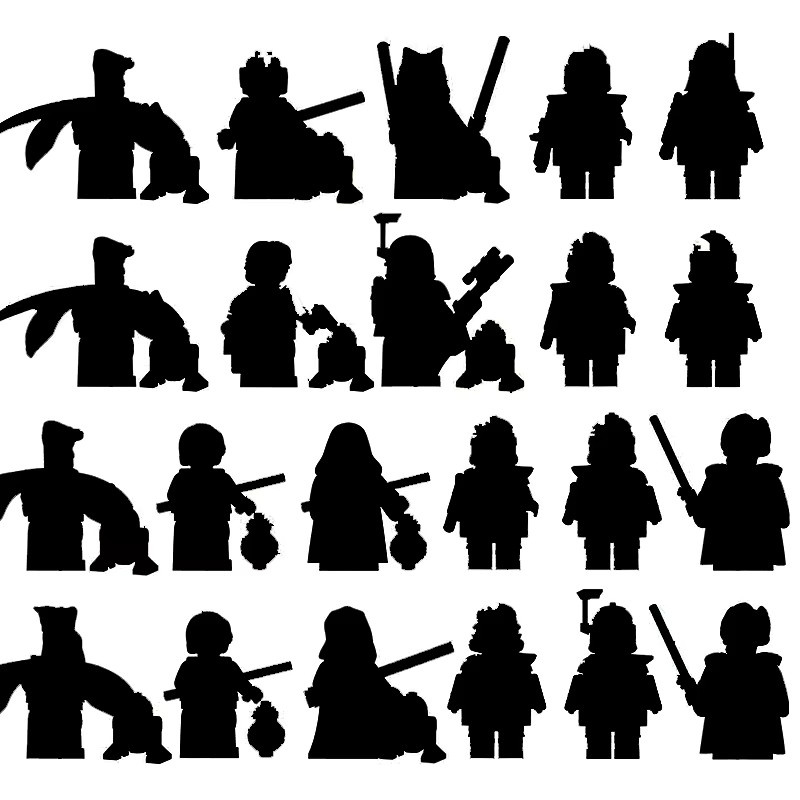 BLOKEES Star Wars Wolfpack Clone Trooper Geonosian Warrior, Mini-Actionfiguren - Bild 2
