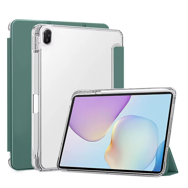 Magnetische Smart Folding Flip Hülle für Huawei MatePad 11,5 2025 mit Stifthalter in Grau - Bild 1