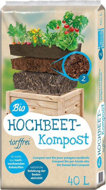 Floragard Universal Bio Hochbeet-Kompost 40 l - Bild 1