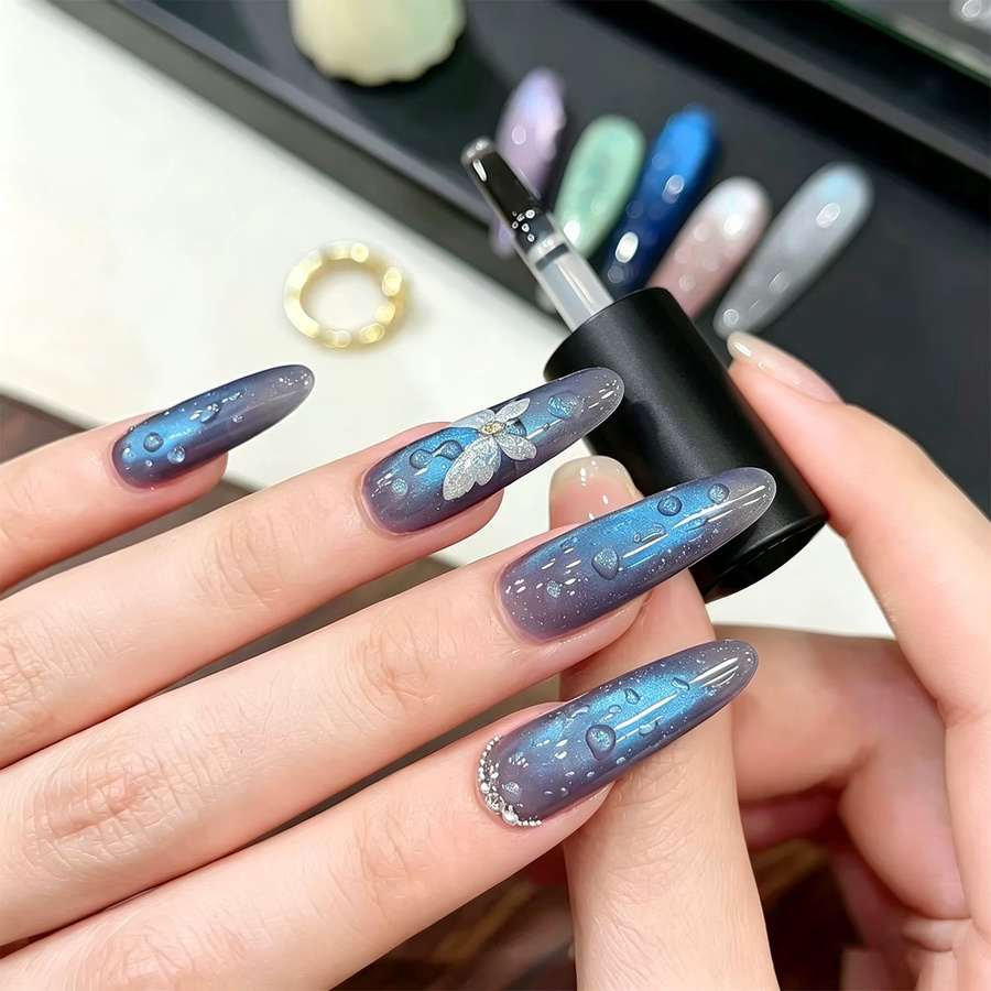 Mpow Gel Polish Set, Kristallklarer Bubble-Effekt, Glänzend - Bild 2