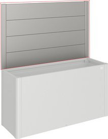 BIOHORT Sichtschutzelement DaVinci aus Metall in Grau, H x B: 91 x 152 cm - Bild 1