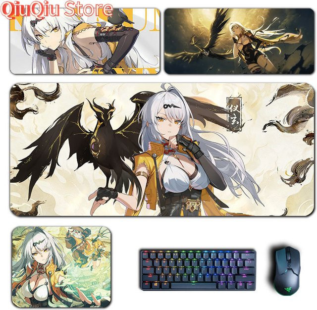 Bandai Zenless Zone Zero Anime Mauspad in Multicolour als große Schreibtischunterlage für PC-Gaming und Büro - Bild 1