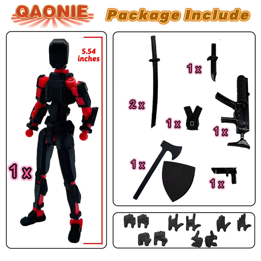 Titan 13 Lucky 13 Actionfigur, 3D-gedruckte bewegliche Nova 13 Figur für Home Decor - Bild 4