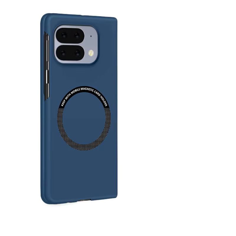 Mattierte Google Pixel 10 und 9 Pro Fold Handyhülle mit Metallring-Magnet und rahmenlosem Kunststoffgehäuse in Orange - Bild 7