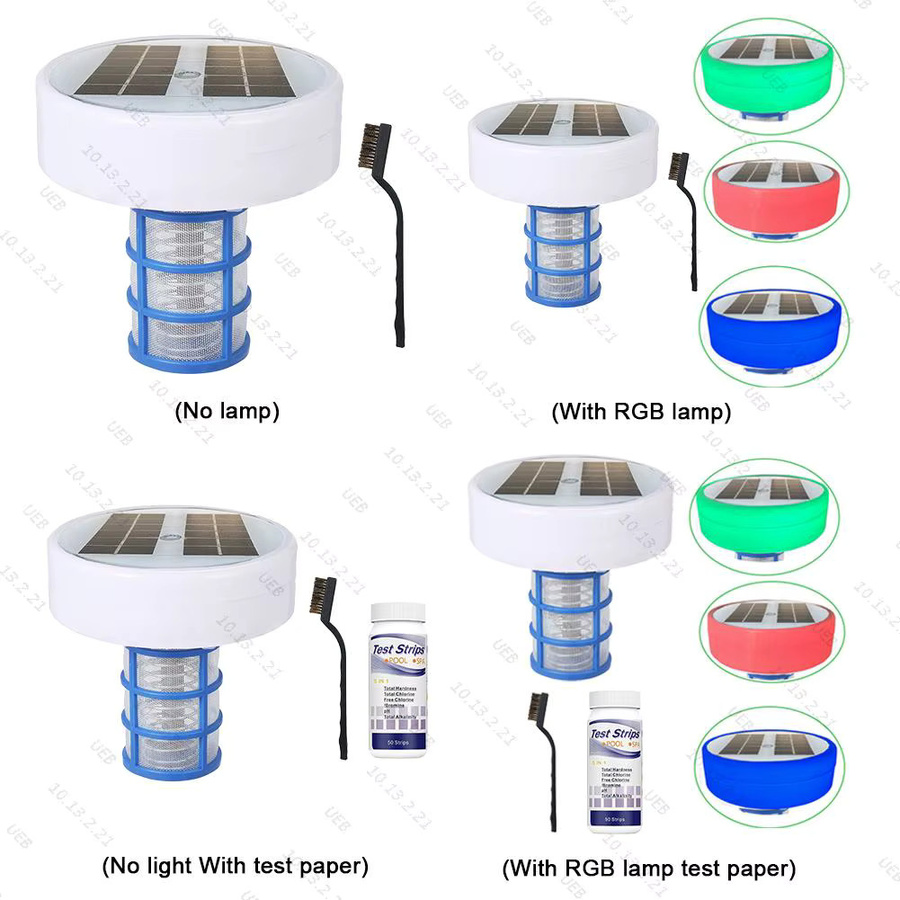 APWIKOGER Solarbetriebener Wasserreiniger in Weiß als Pool-Ionisator und Algenkiller für Schwimmbad, Whirlpool oder Spa mit Kupferanoden-Technologie - Bild 5