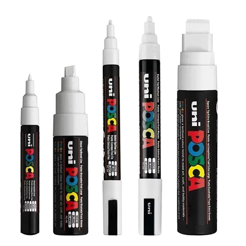 Posca Markerpinsel in Weiß, permanent und wasserfest für Graffiti, Stoff und Kunst - Bild 6