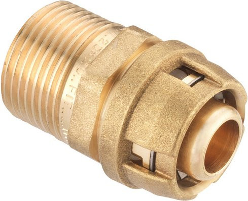 Cornat Kupplung aus Messing in Goldfarben mit 3/4 Zoll - Bild 1
