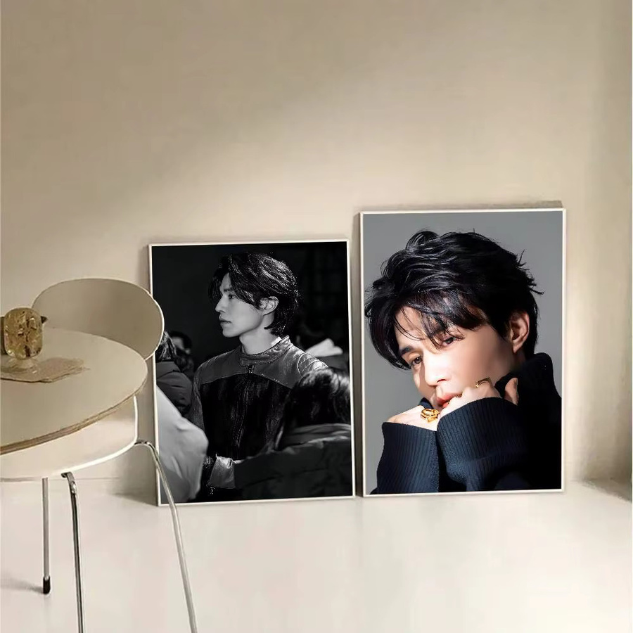 Kayou Lee Dong Wook Poster, selbstklebender und wasserfester Papieraufkleber in Mehrfarbig, Rechteckig, B: 15,0 cm, H: 15,0 cm, T: 15,0 cm - Bild 3