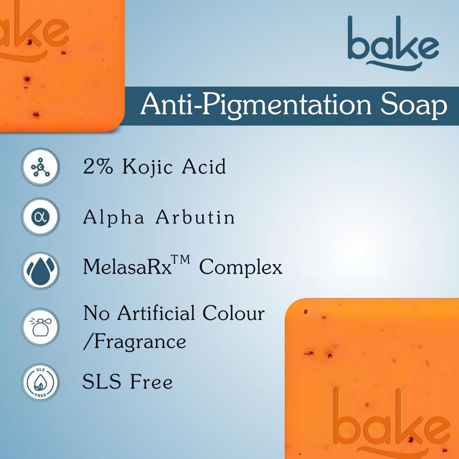 BAKE Kojisäure Peeling Seife, 2 Stück, Unisex - Bild 2
