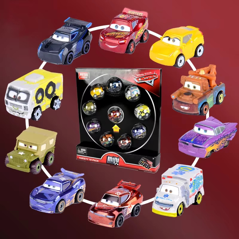 Disney Pixar Cars Mini Racers, Mini-Auto, 10er-Pack, ab 3 Jahren - Bild 2