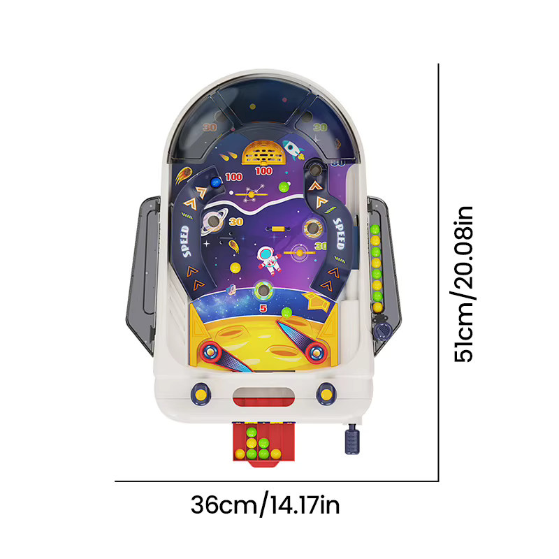 CONUSEA Kinder-Weltraum-Tischspiele Flipper-Schießmaschine, Lernspielzeug - Bild 6