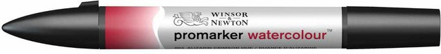 Winsor & Newton Promarker Aquarellmarker Alizarin Crimson Hue mit Pinselspitze für Profis in Rot - Bild 1
