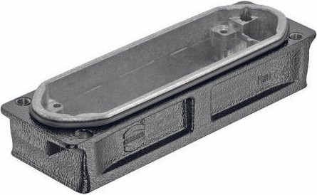 HARTING Anbaugehäuse 09 40 524 0311 09405240311 aus Aluminium in Grau - Bild 1