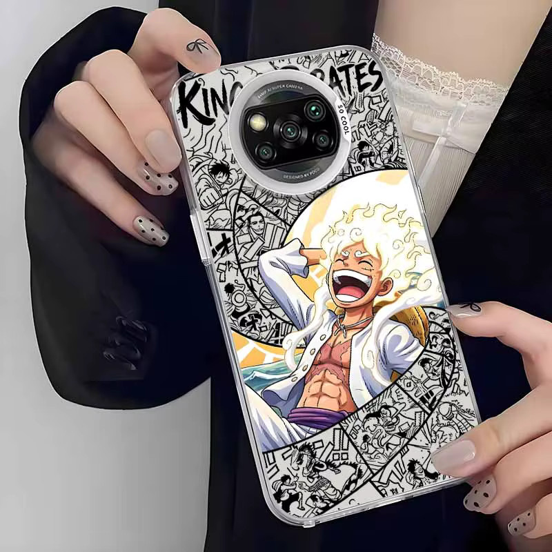 One Piece Luffy Gear 5 Handyhülle für Xiaomi und POCO Modelle mit NFC-Unterstützung, Bunt - Bild 3