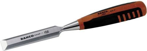 Bahco Stechbeitel aus gehärtetem Stahl mit 2-Komponenten-Griff in Orange, Breite: 1 cm, Länge: 14 cm - Bild 1