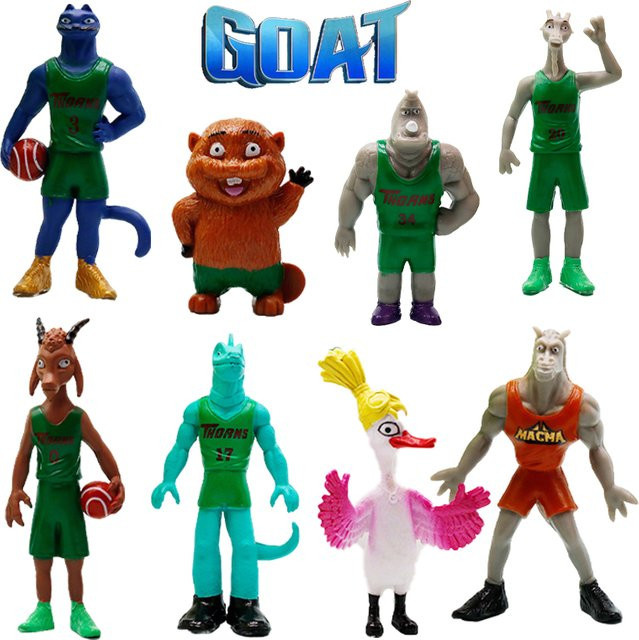 Bandai Miracle Dream Team GOAT, Actionfigur, 8-teiliges Set, Kunststoff - Bild 1