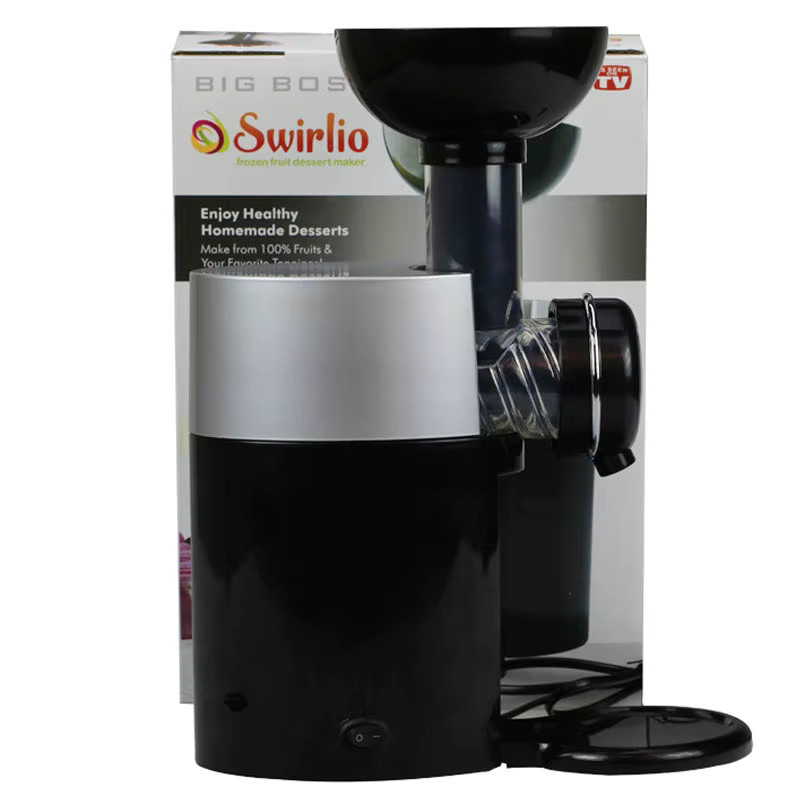 LZHZXY DIY Obst-Eismaschine und Milchshake-Maker in Schwarz aus Kunststoff für 110 V/220 V - Bild 4