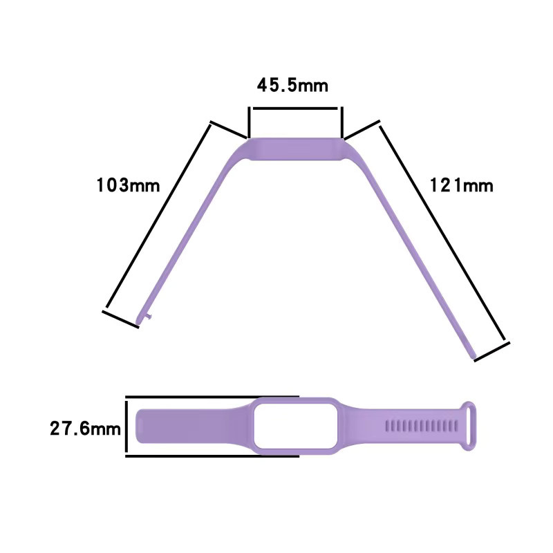 Xiaomi Uhrenarmband Silikon, blue, Unisex - Bild 4