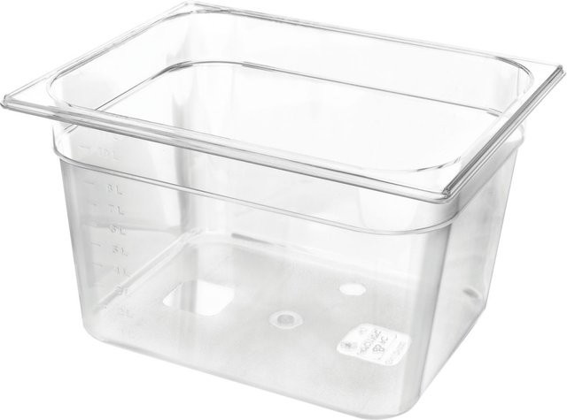 Schneider GN 1/2 Behälter aus Kunststoff, transparent, Tiefe: 20 cm - Bild 1